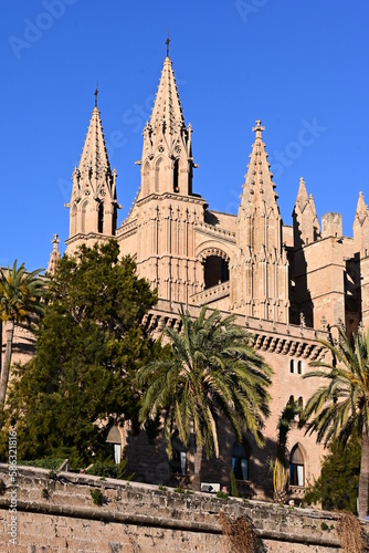 Cathedral of Palma de Mallorca, Roman Catholic Diocese, island Baleares, Spain, Historical building,