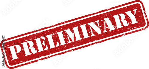 Preliminary grunge rubber stamp