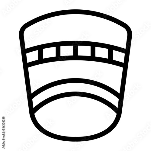 nefertiti line icon