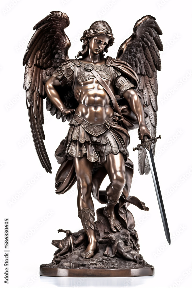 St. Michael the Archangel Illustration. Archangle Saint Michael ...