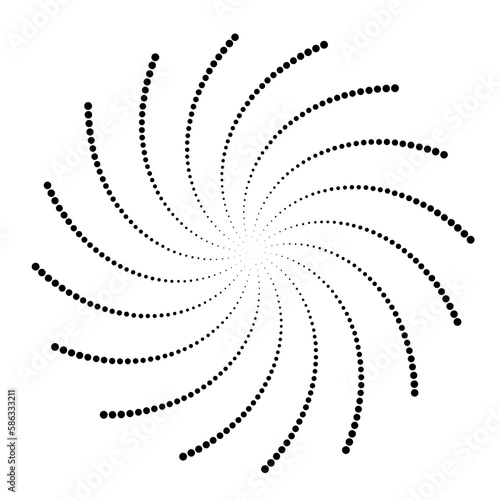 Fibonacci spiral patterns in vector. Mathematical morphology - visualization of phyllotaxis spiral types - code of nature - vector concept of mathematical function Cyanotype