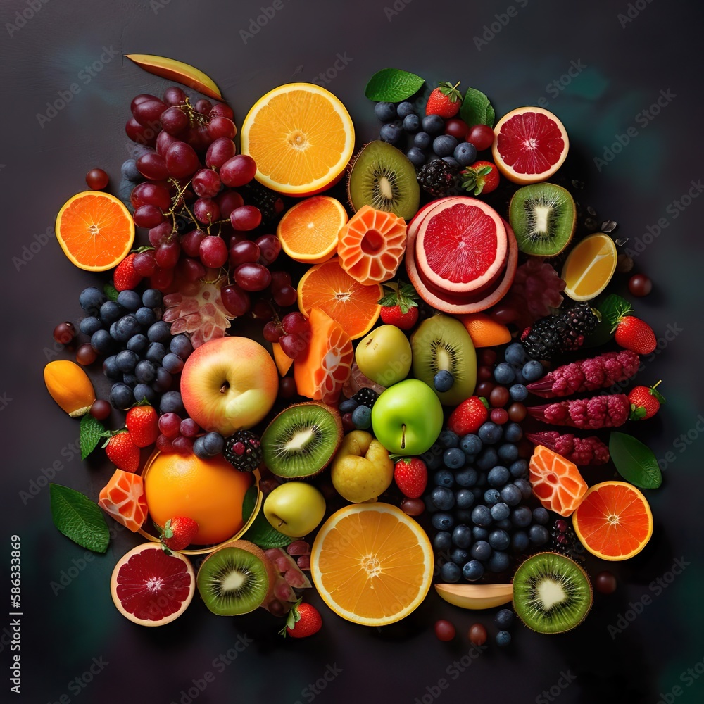 fruits and berries fruits and berries