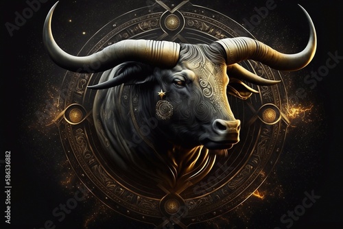 Taurus zodiac. Generative AI