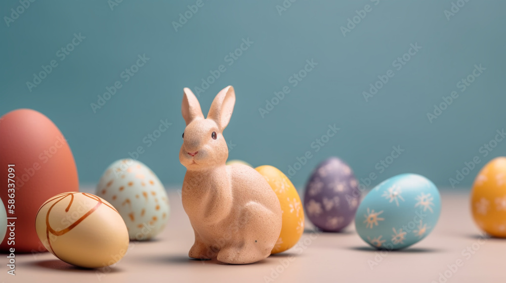 Happy Easter Day background and backdrop, cute bunny rabbit, ornament, and colorful egg, copy space greeting and backdrop, banner, rustic vintage design material. Celebrate Easter. Happy Easter Day background and backdrop, cute bunny rabbit, ornament, and colorful egg, copy space greeting and backdrop, banner, rustic vintage design material. Celebrate Easter.
