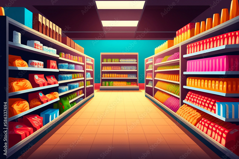 Supermarket. Generative AI