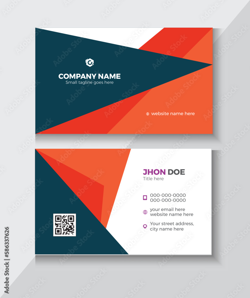 Simple Business Card Layout, Modern Business Card - Creative and Clean Business Card Template. Simple Business Card Layout, Modern Business Card - Creative and Clean Business Card Template.