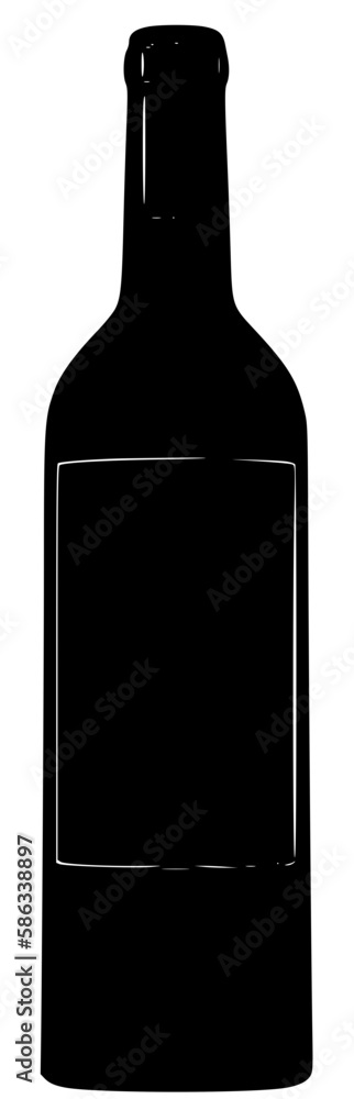 bottle silhouette icon