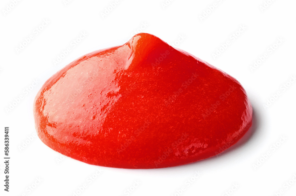 tomato ketchup on white background tomato ketchup on white background