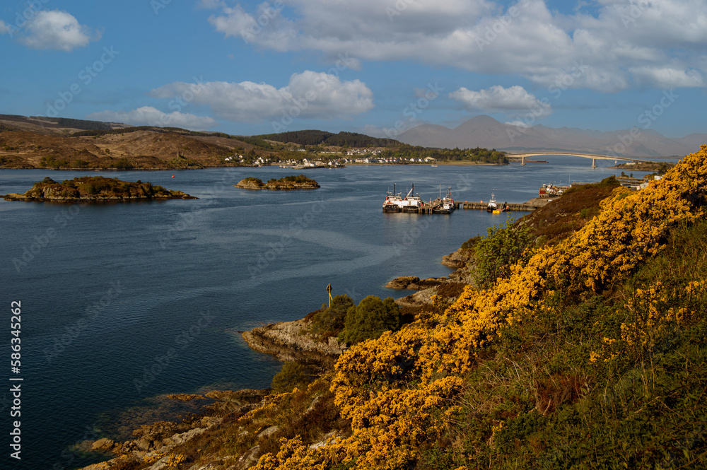 Obraz premium Kyle of Lochalsh, Skye, Scotland, UK