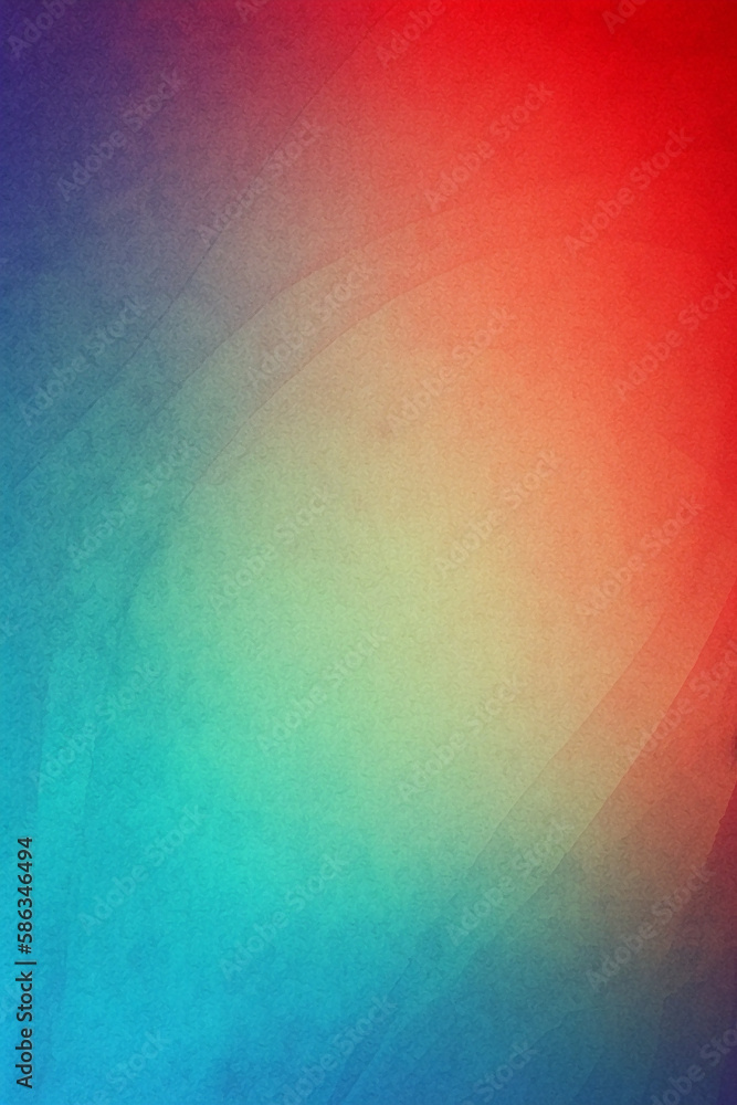 blue red gradient abstract background in oil painting style generative AI
