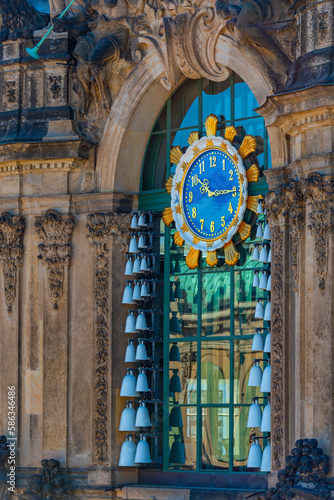 Carillon at Zwinger palace in Dresden, Germany photo