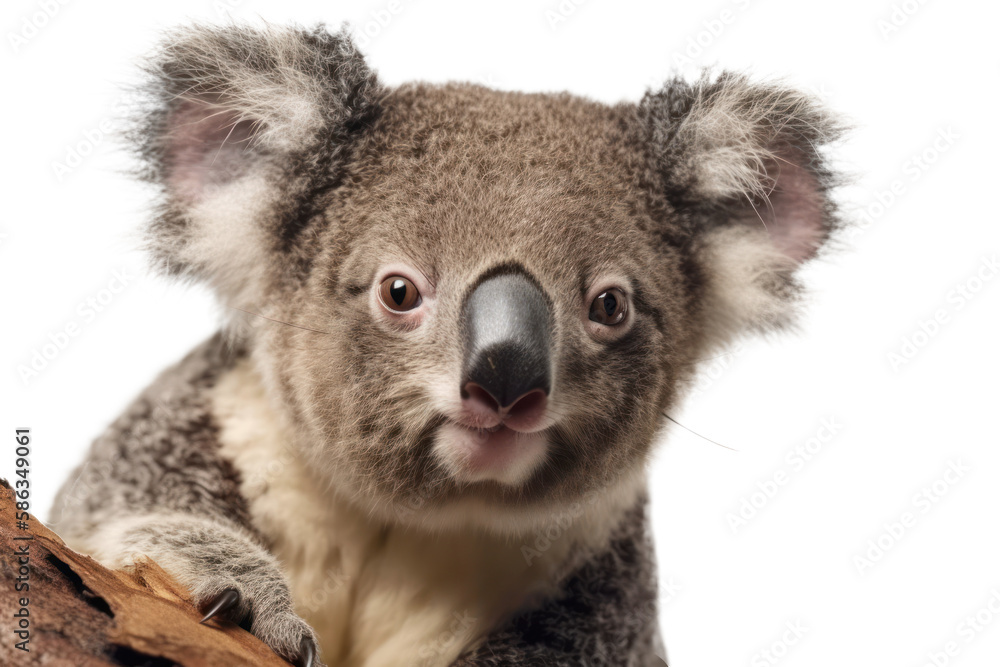 Koala isolated transparent background. Generative AI Koala isolated transparent background. Generative AI