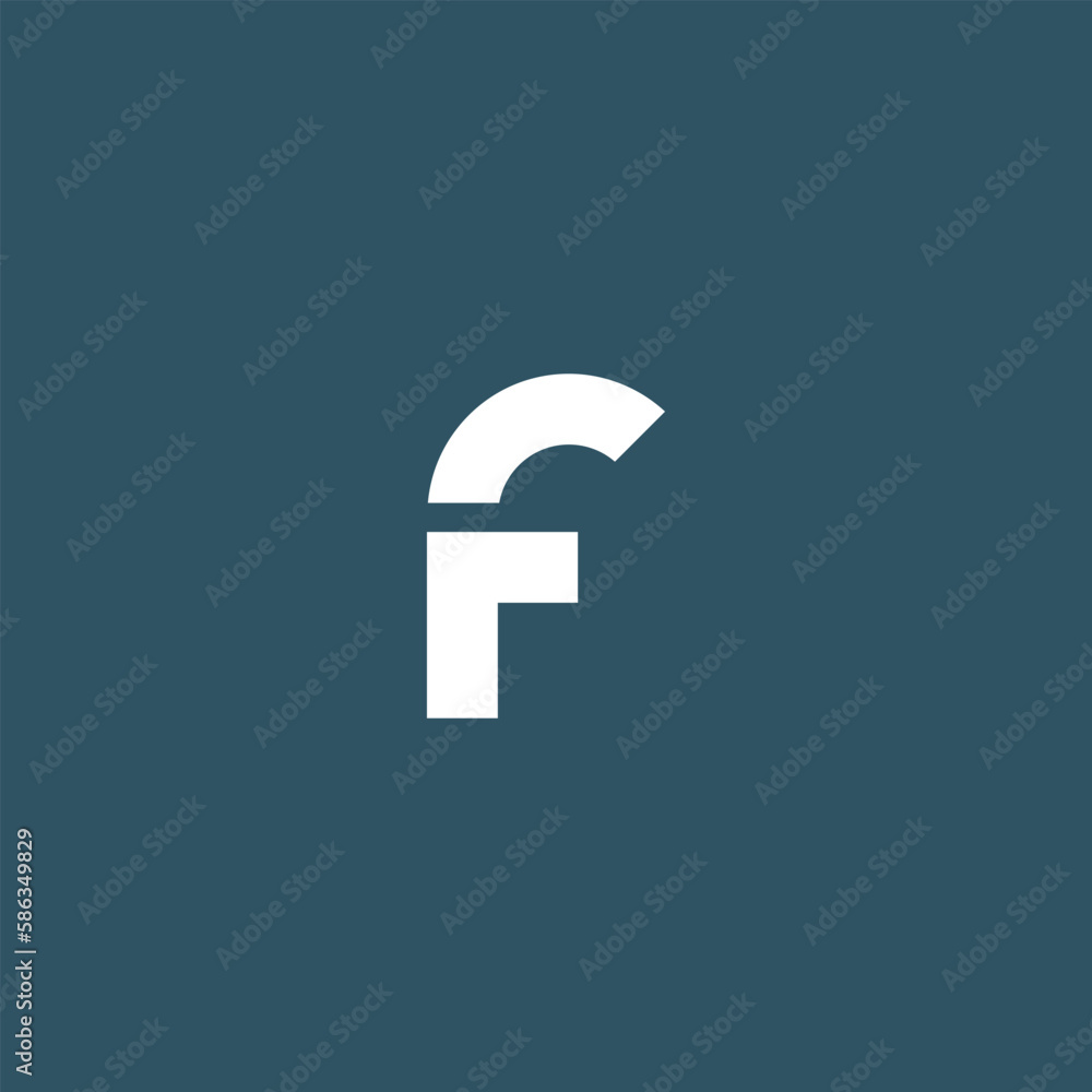 Letter f logo for initial Letter f logo for initial