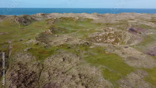 Dunes de Biville Natural Reserve and Heritage Site in France Normandy photo