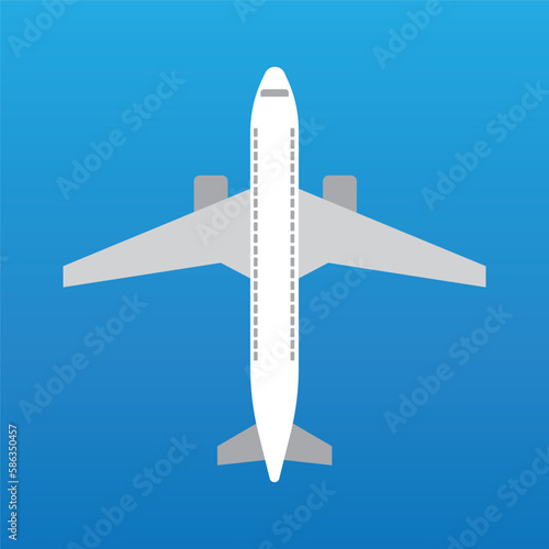 Airplane icon. Vector illustration.