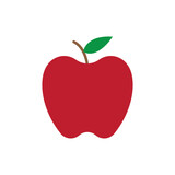 Apple icon. Vector illustration.