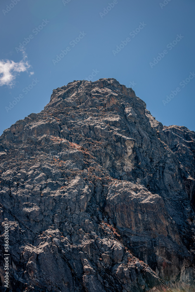 mountain peak in the mountains