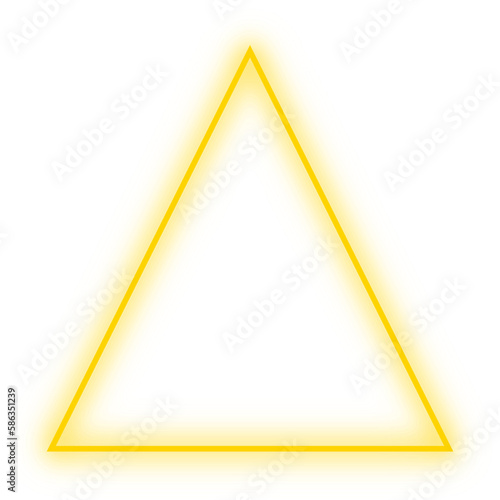 Basic shape Rectangle, triangle, circle Neon Futuristic sign frame colourful vector transparent file wallpaper
