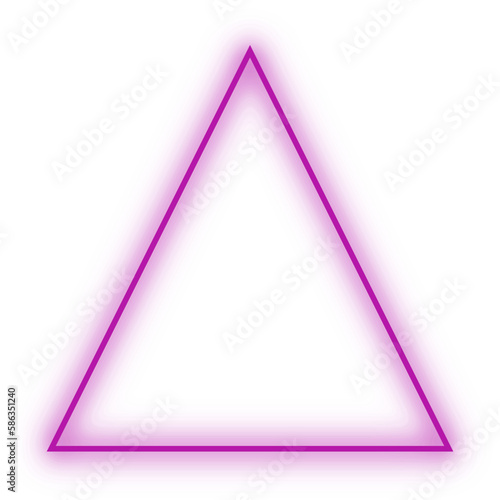 Basic shape Rectangle, triangle, circle Neon Futuristic sign frame colourful vector transparent file wallpaper
