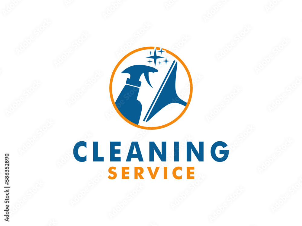 Cleaning Service Logo vector Design Inspiration Cleaning Service Logo vector Design Inspiration