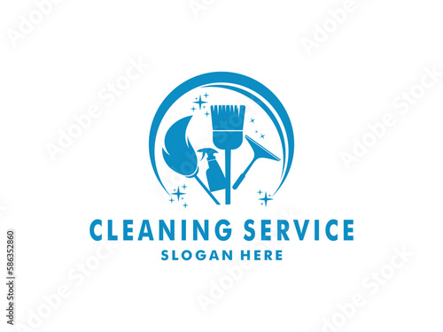 Cleaning Service Logo vector Design Inspiration