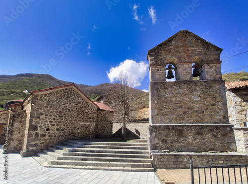 Vegacerneja church, Montaña de Riaño y Mampodre Regional Park, Leon province, Spain photo