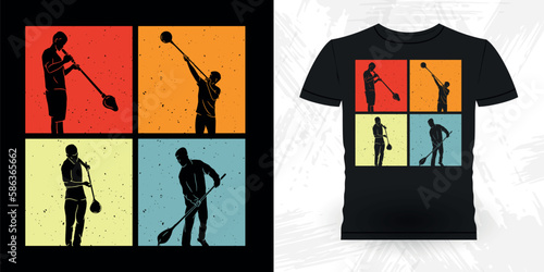 Funny Glassblowing Glass working Lampworking Glassblower Retro Vintage Glassblowing T-shirt Design 