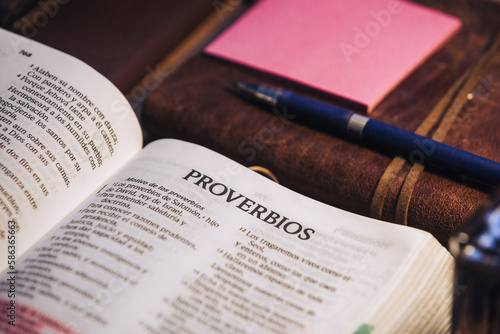 Libro de Proverbios en la biblia	
