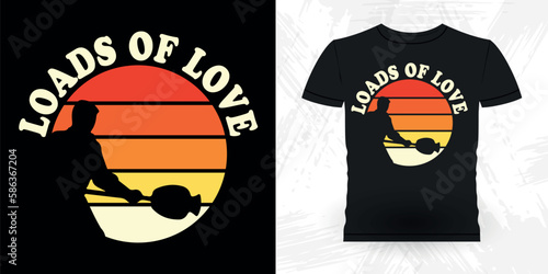 Loads Of Love Funny Glassblower Retro Vintage Glassblowing T-shirt Design  