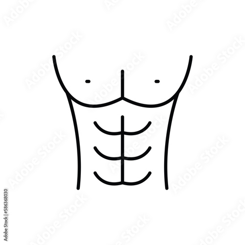 abs icon. outline icon
