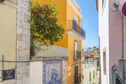 Europe, Portugal, Lisbon. sintra Balcony.