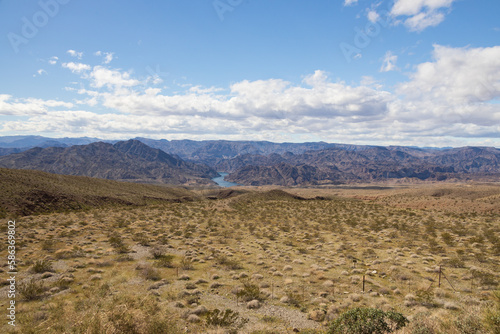 Aerial view of the Colorado River 