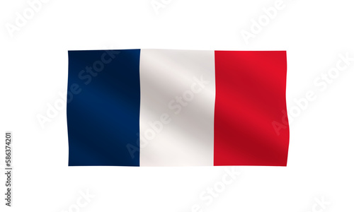 France Flag Icon. Official French flag flutters in the wind. Symbol of France. Sign is isolated on a white background. Realistic 3D flag emblem. Vector illustration Free Download France Flag Icon. Official French flag flutters in the wind. Symbol of France. Sign is isolated on a white background. Realistic 3D flag emblem. Vector illustration - GFXLoad