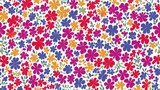 Patrón de Flores de Colores, IA Generativa
