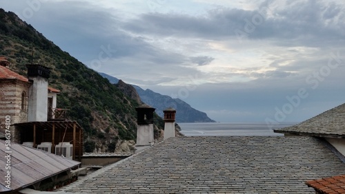 The Monastery of Osiou Grigoriou is a monastery built on Mount Athos
 photo