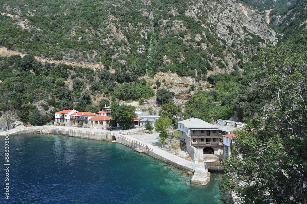 The Monastery of Osiou Grigoriou is a monastery built on Mount Athos

