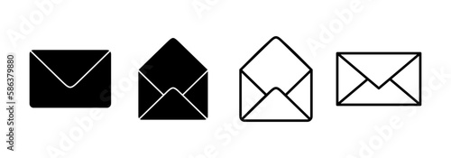 Mail icon vector for web and mobile app. email sign and symbol. E-mail icon. Envelope icon