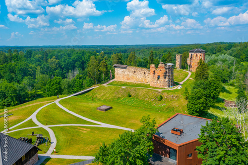 Vastseliina episcopal castle in Estonia photo