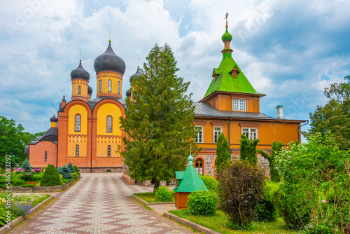 Pühtitsa Convent in Estonian village Kuremäe photo