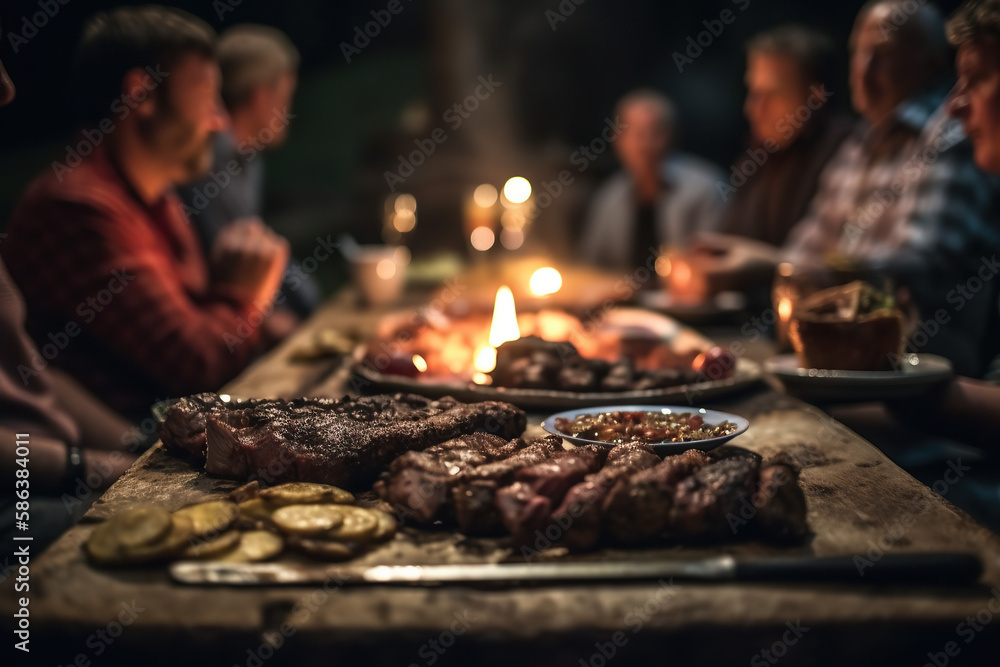 Braai Time: Exploring the Traditions of South African Barbecue and Meat Culture - AI Generative
