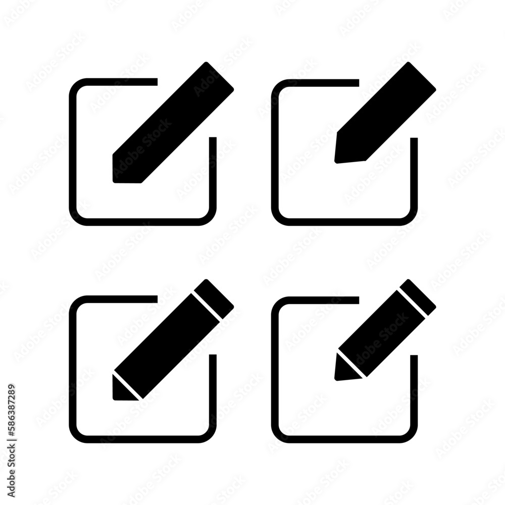 Edit icon vector illustration. edit document sign and symbol. edit text icon. pencil. sign up Edit icon vector illustration. edit document sign and symbol. edit text icon. pencil. sign up