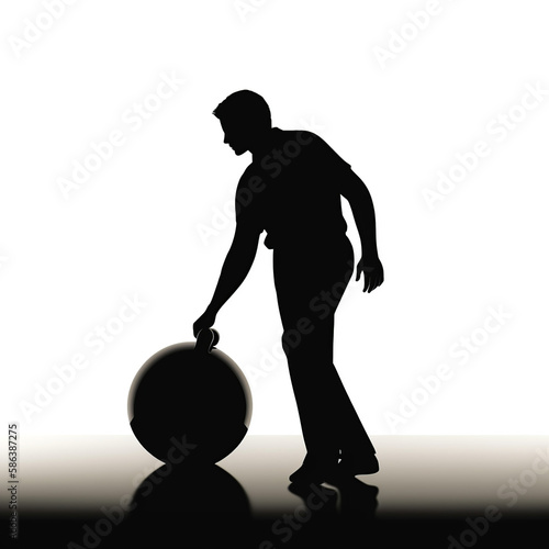 bowling, silhouette, player, sport, vector, soccer, ball, running, football, illustration, black, people, athlete, run, sports, competition, action, boy, person, woman, runner, team, child, goal, tenn photo