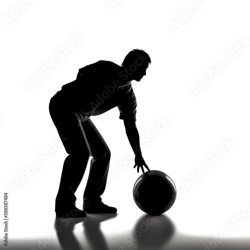 bowling, silhouette, player, sport, vector, soccer, ball, running, football, illustration, black, people, athlete, run, sports, competition, action, boy, person, woman, runner, team, child, goal, tenn