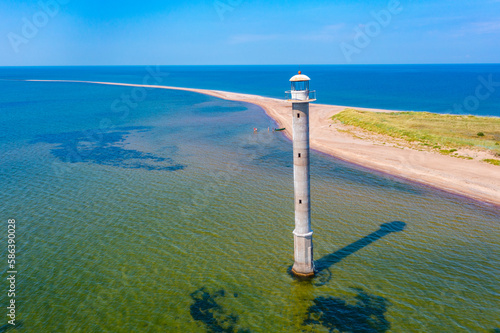 Kiipsaare lighthouse at Estonian island Saaremaa photo