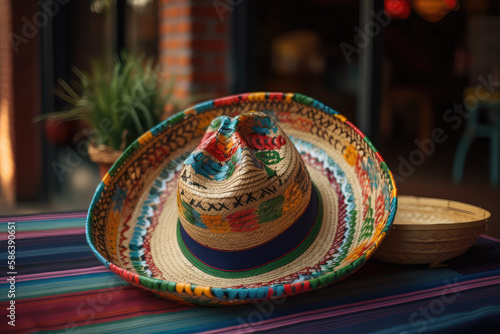 Sombrero for Cinco de Mayo promotion- made with generative ai © Chris