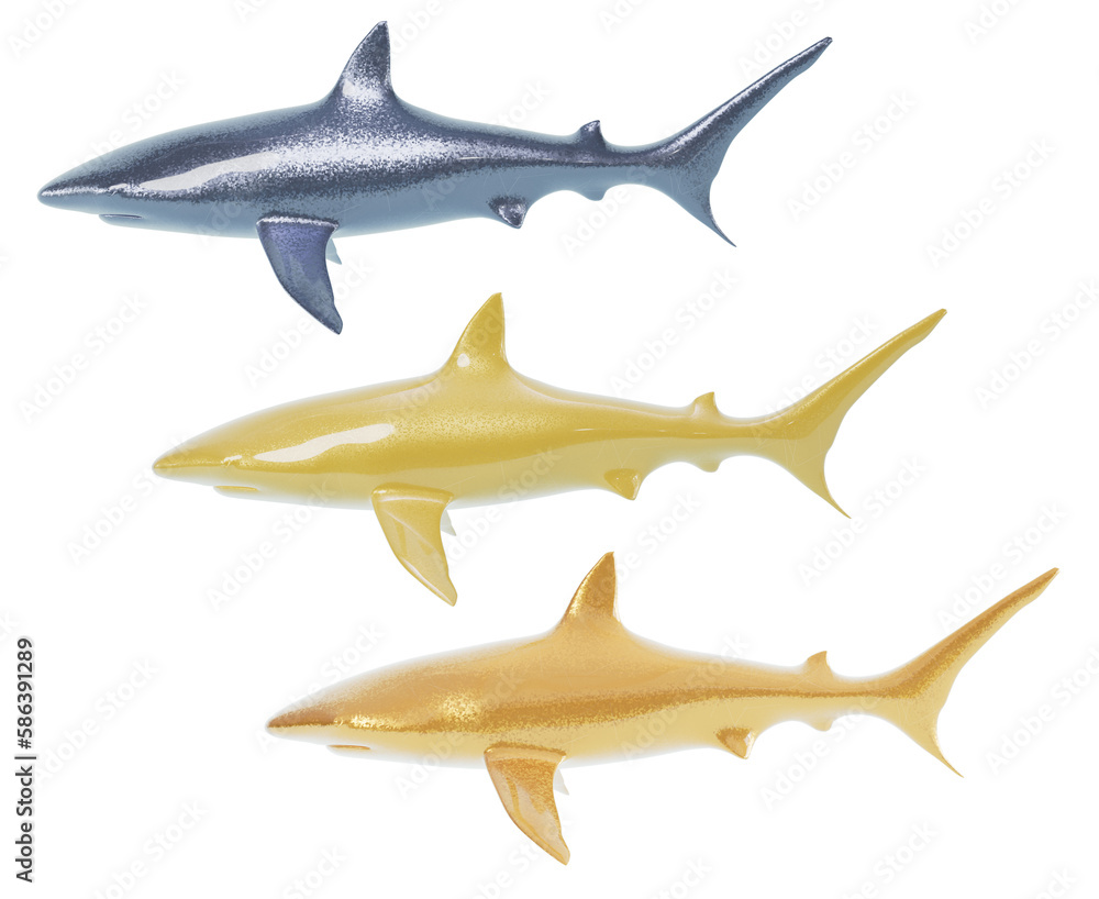 Fototapeta premium 3D Rendering, Illustration Water Animal