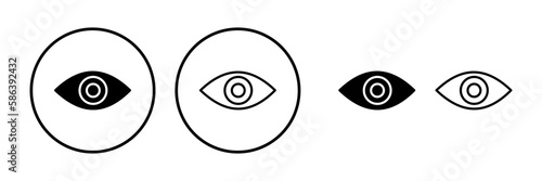 Eye icon. Look and Vision icon. Eye vector icon