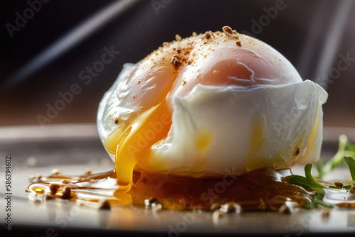 Poached Egg with Flowing Yolk
