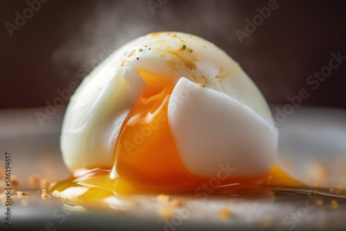 Poached Egg with Flowing Yolk