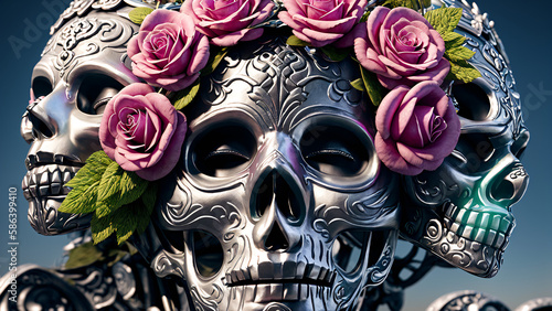 Día de Muertos México: Catrina, IA Generativa